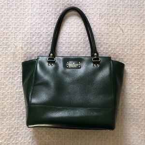 Kate Spade emerald green purse